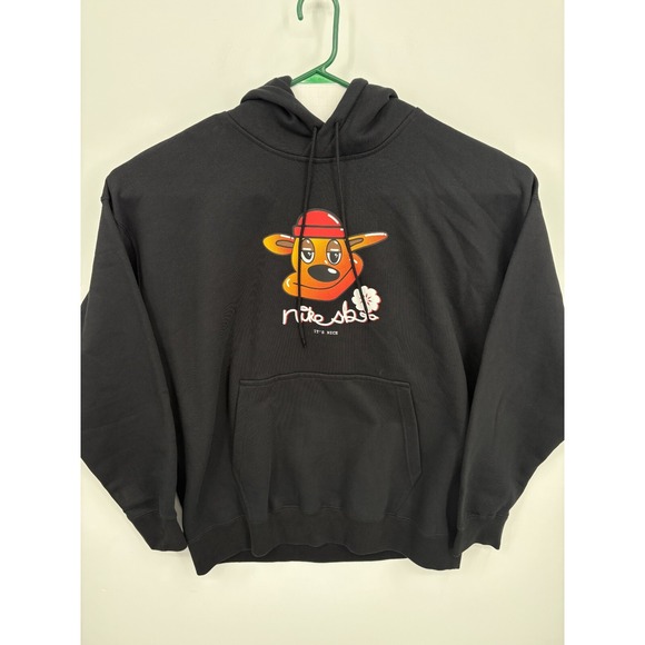 Nike Other - Nike SB Men's Fleece Its Nice Graphic Skate Black Hoodie Sweatshirt XL NEW!